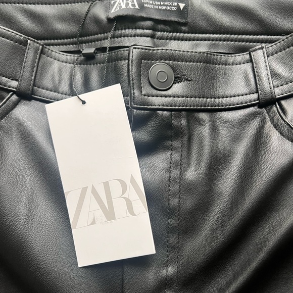 Zara faux leather leggings - Picture 3 of 4